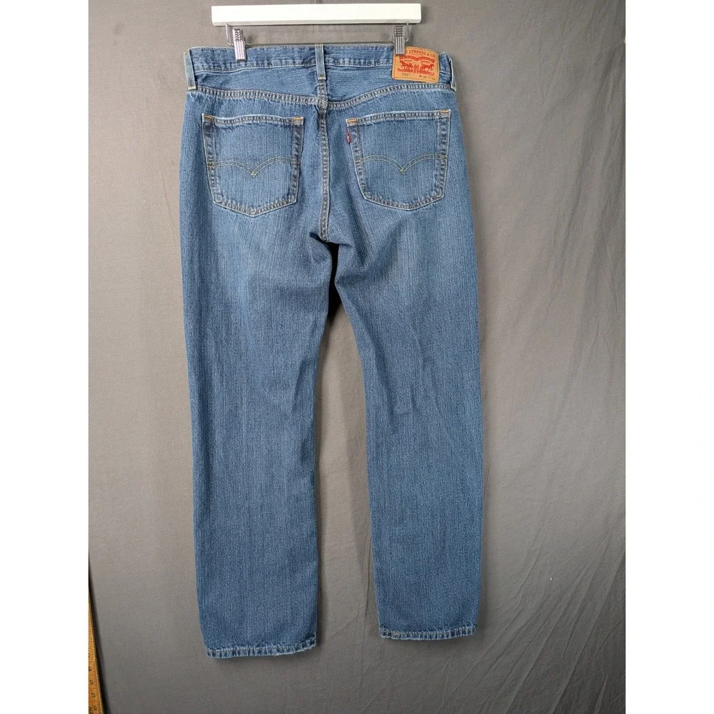 Levis 559 Relaxed‎ Straight Jeans Mens 36x34 Blue Denim Medium Wash 00559-2765